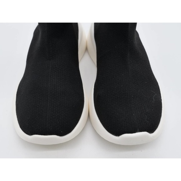 Just Fab Shoes Women 9 Black Stretch Fabric Billie Sock Pull On Platform Sneaker - Picture 6 of 12